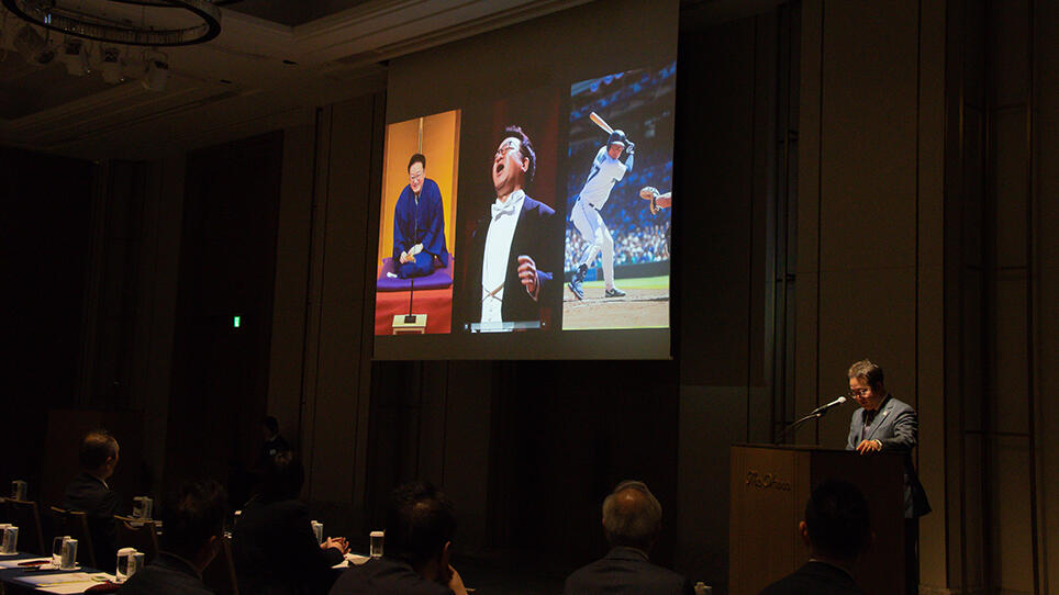 稲見 昌彦氏のセミナーの様子